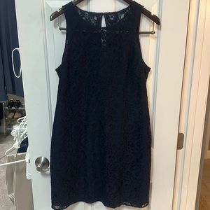 J Crew Lace overlay dress